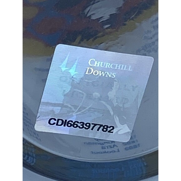Kentucky Derby 139th Souvenir Glass Churchill Downs Horse Racing Cup Geometric - Picture 11 of 15